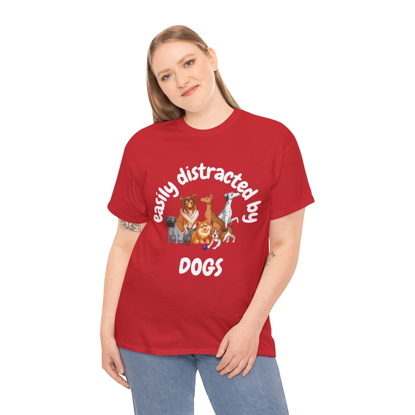 T Shirt - Unisex - Easily Distracted by Dogs