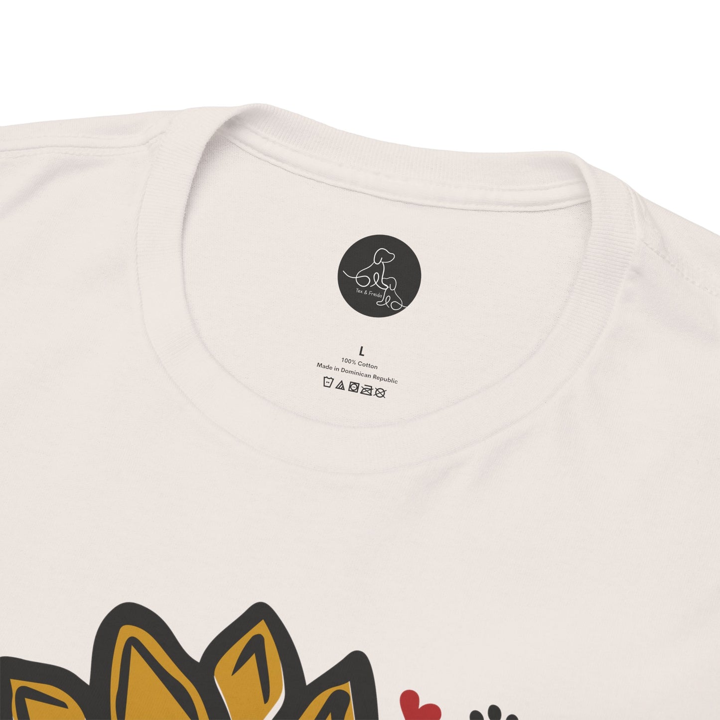 T Shirt - Unisex - Sunflower and Paws