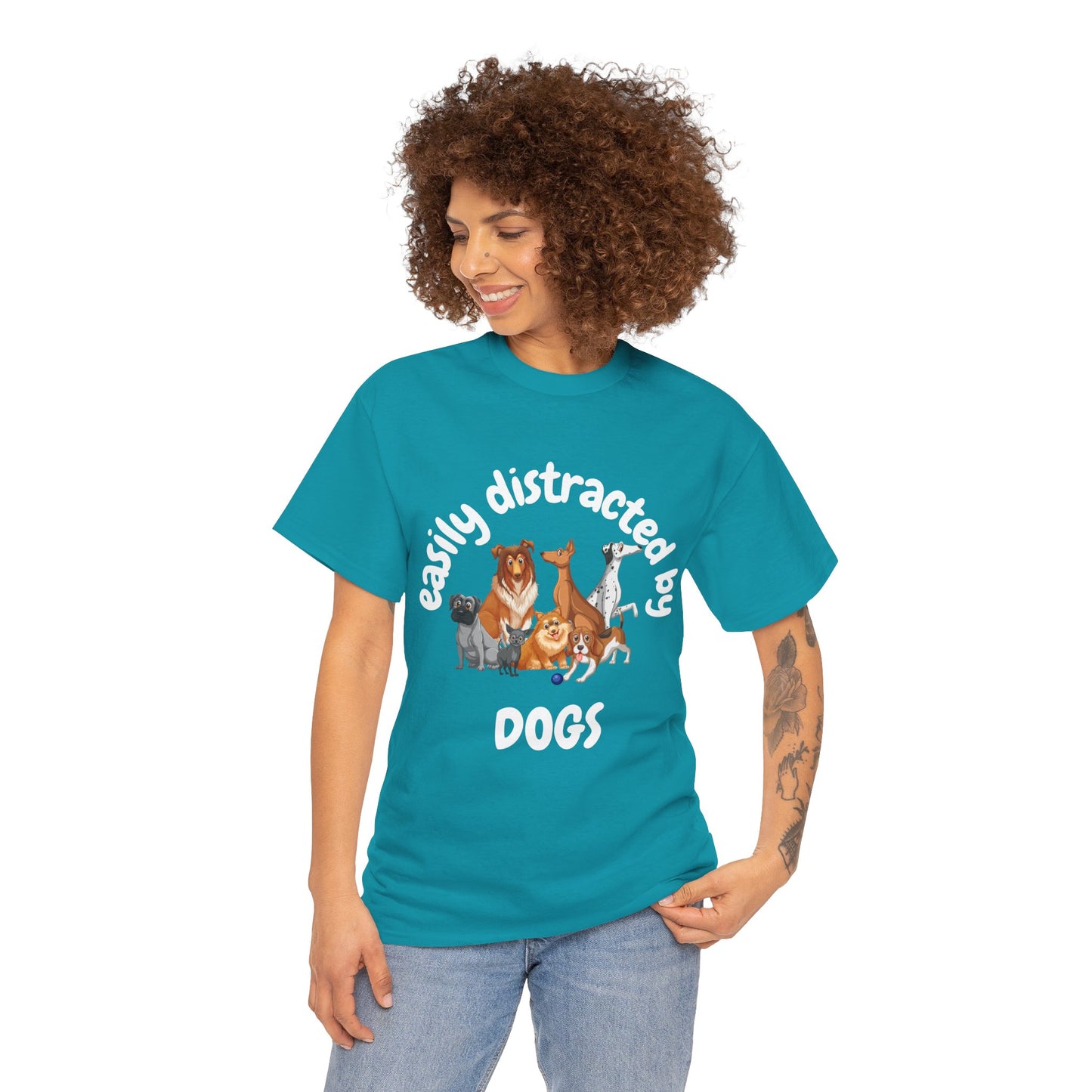 T Shirt - Unisex - Easily Distracted by Dogs