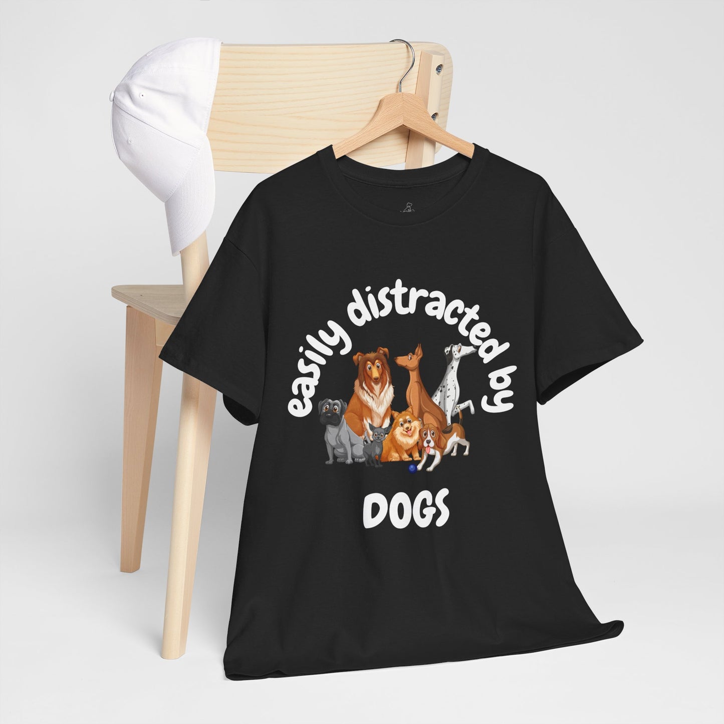T Shirt - Unisex - Easily Distracted by Dogs