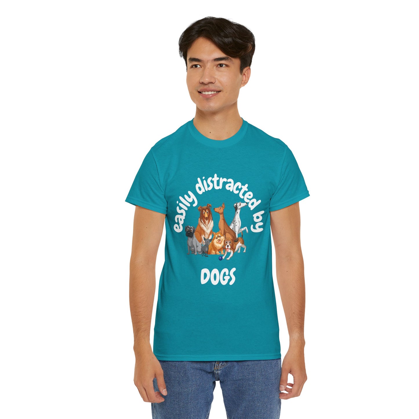 T Shirt - Unisex - Easily Distracted by Dogs