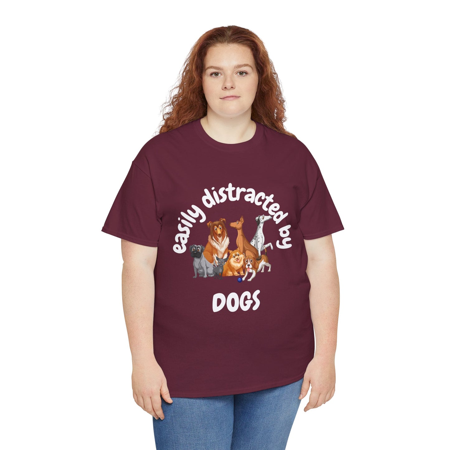 T Shirt - Unisex - Easily Distracted by Dogs