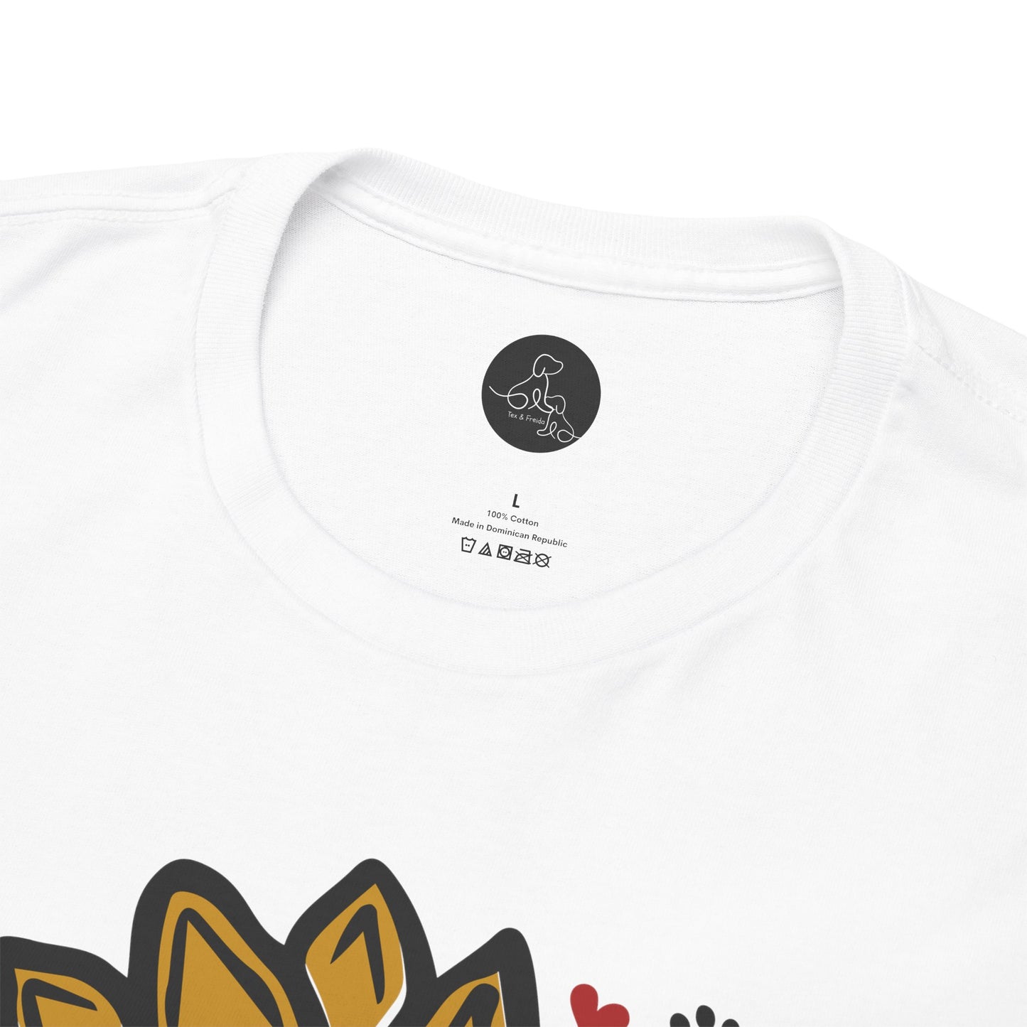T Shirt - Unisex - Sunflower and Paws