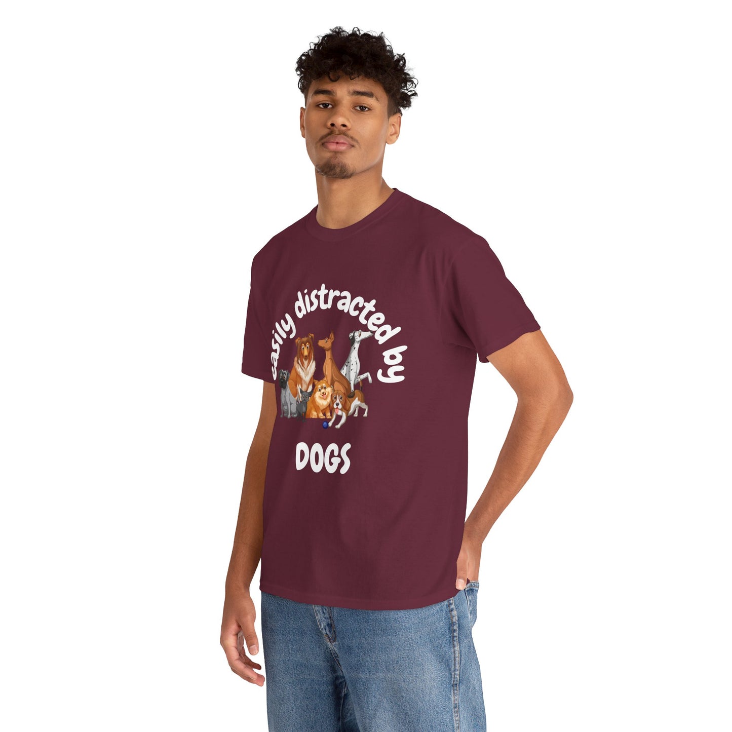 T Shirt - Unisex - Easily Distracted by Dogs