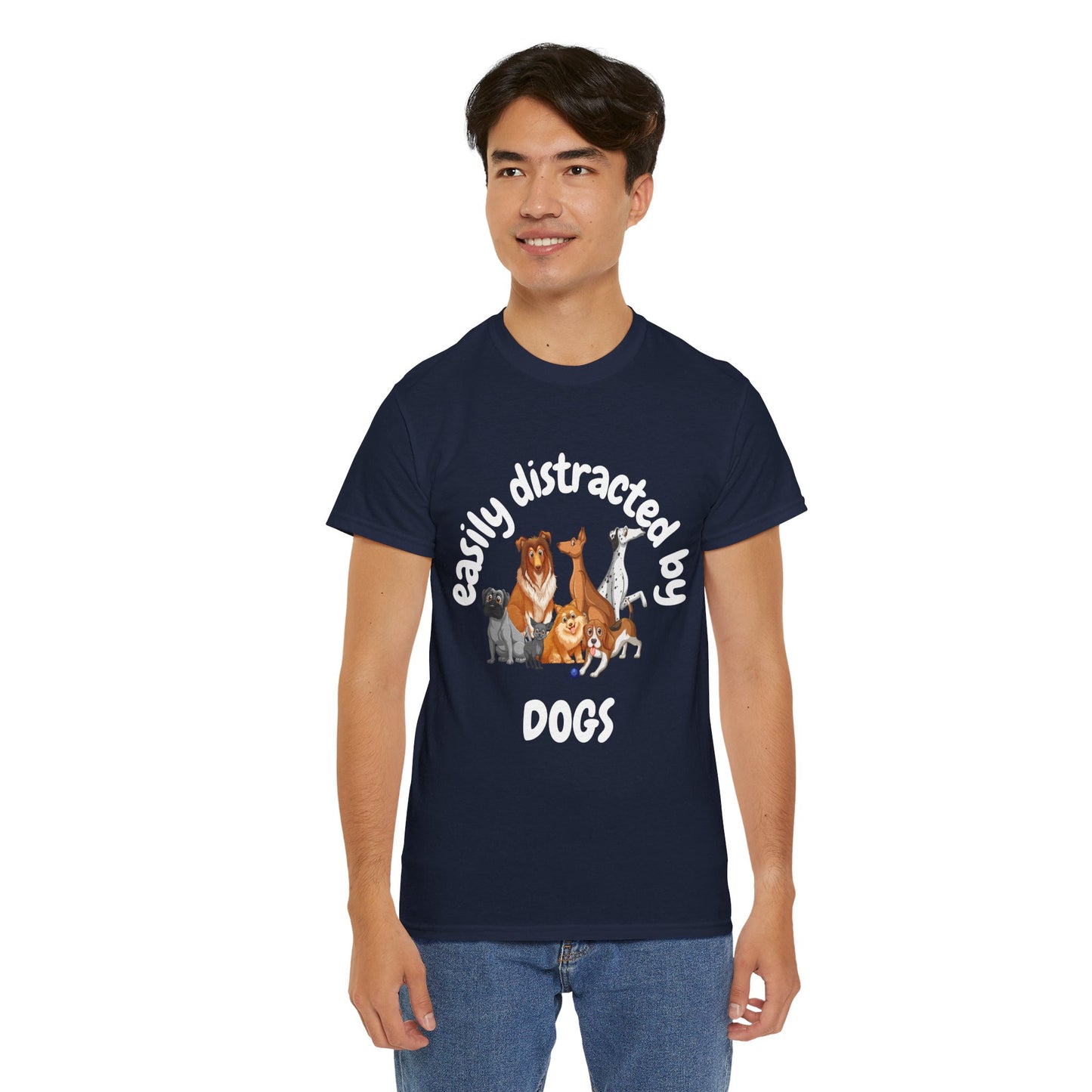T Shirt - Unisex - Easily Distracted by Dogs