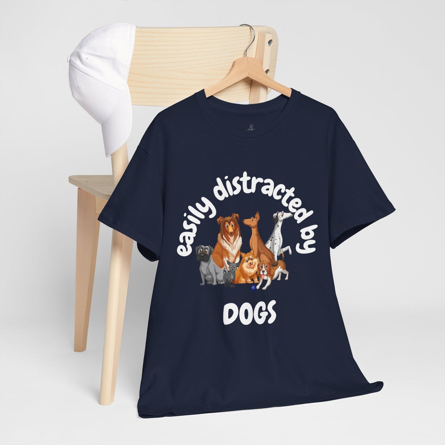 T Shirt - Unisex - Easily Distracted by Dogs