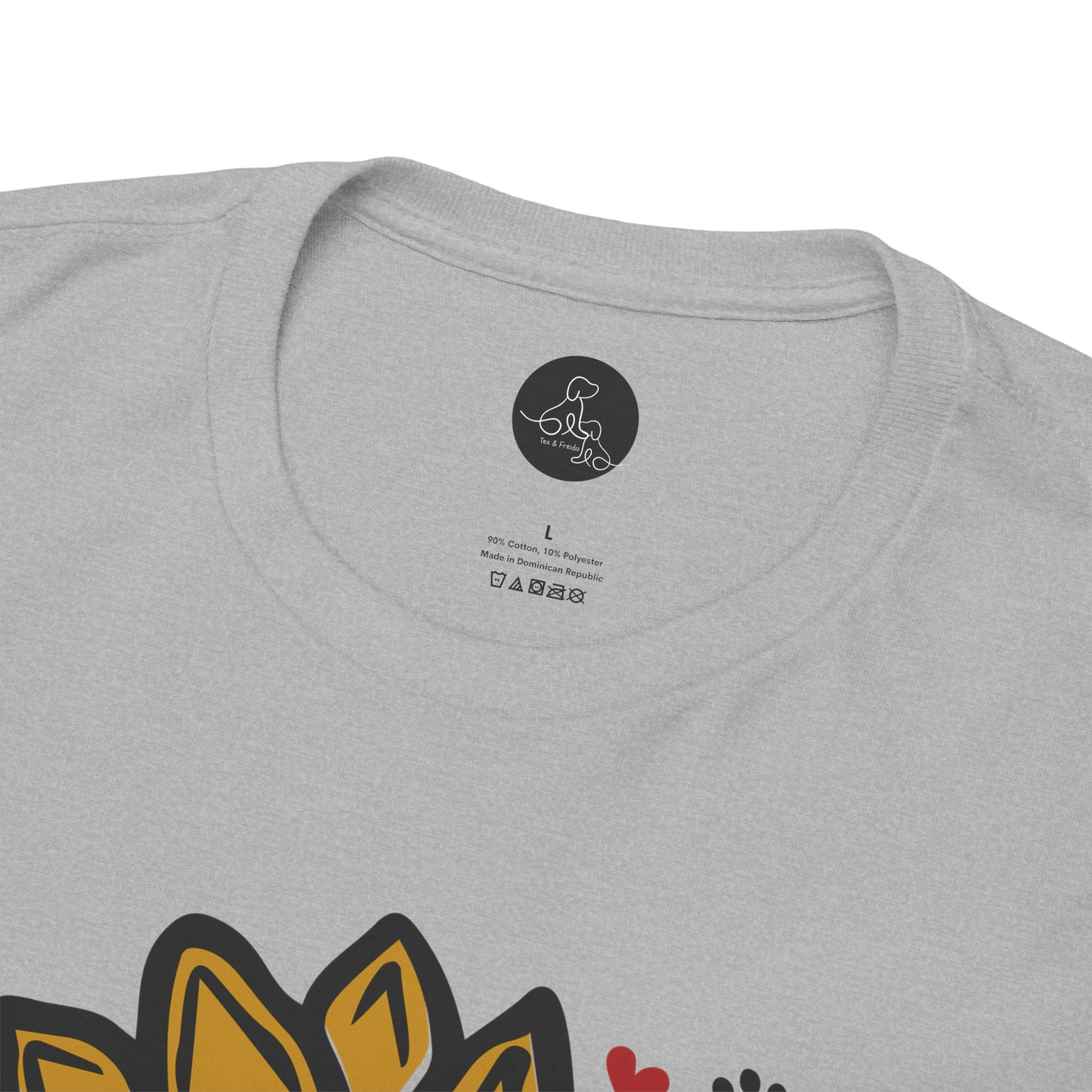 T Shirt - Unisex - Sunflower and Paws