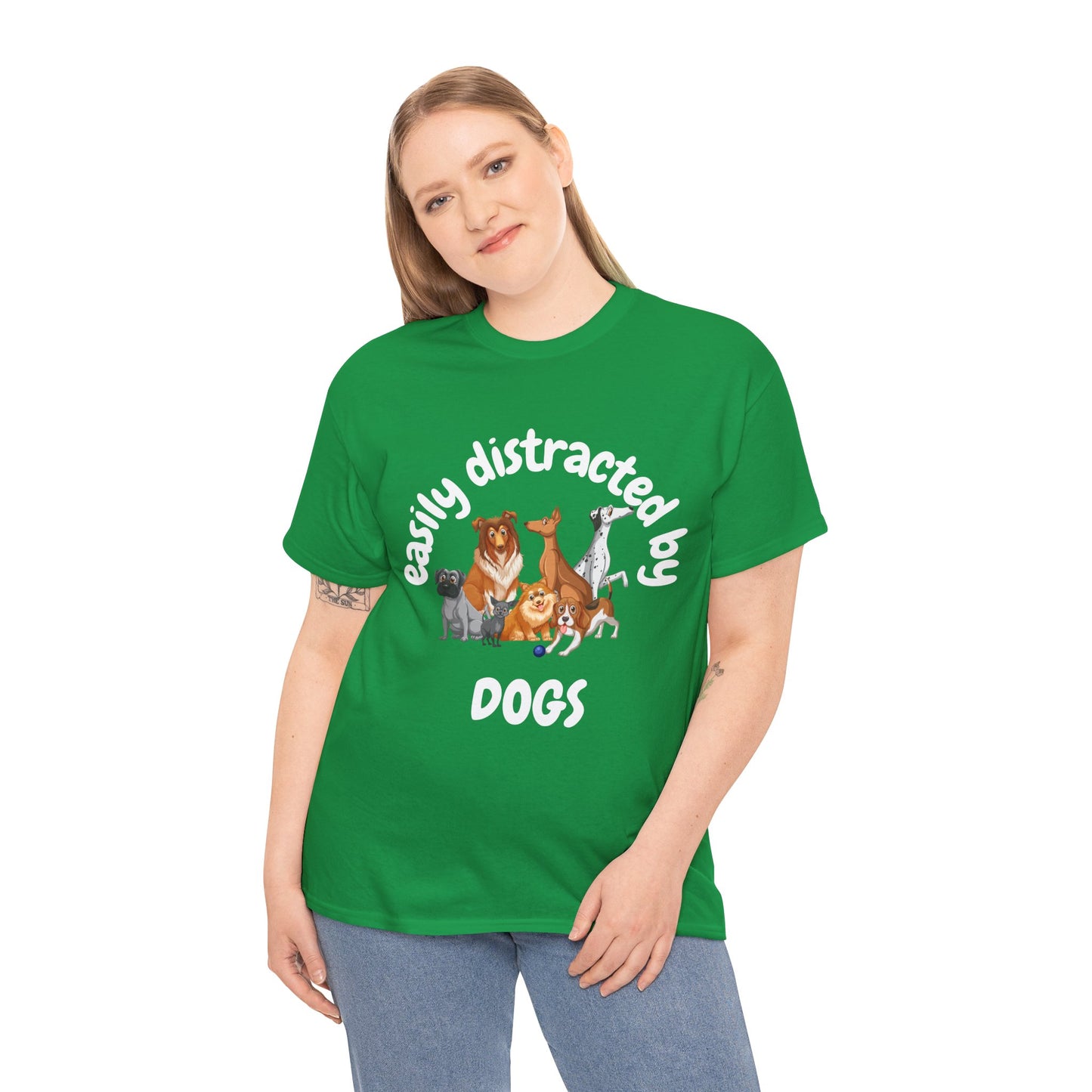T Shirt - Unisex - Easily Distracted by Dogs
