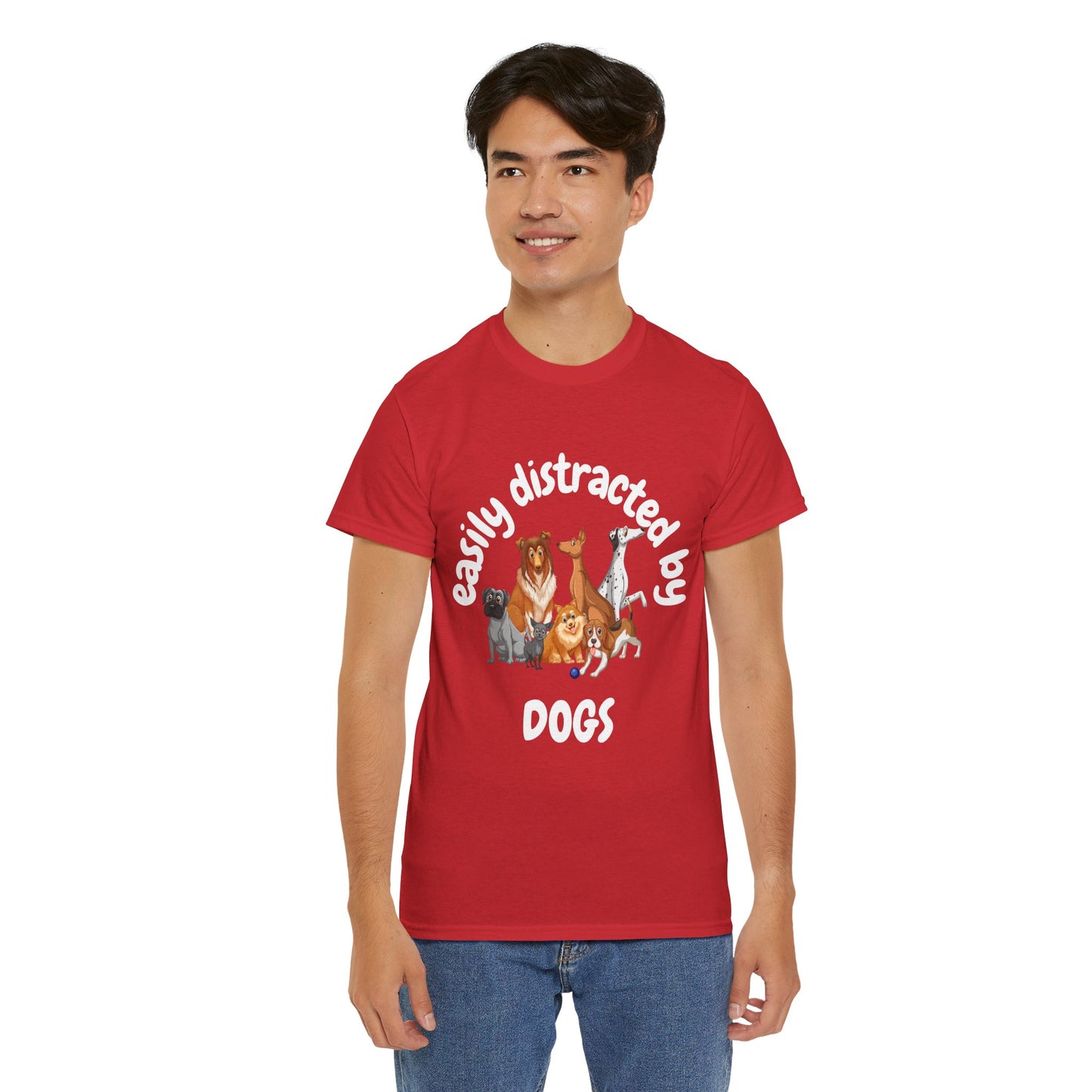 T Shirt - Unisex - Easily Distracted by Dogs