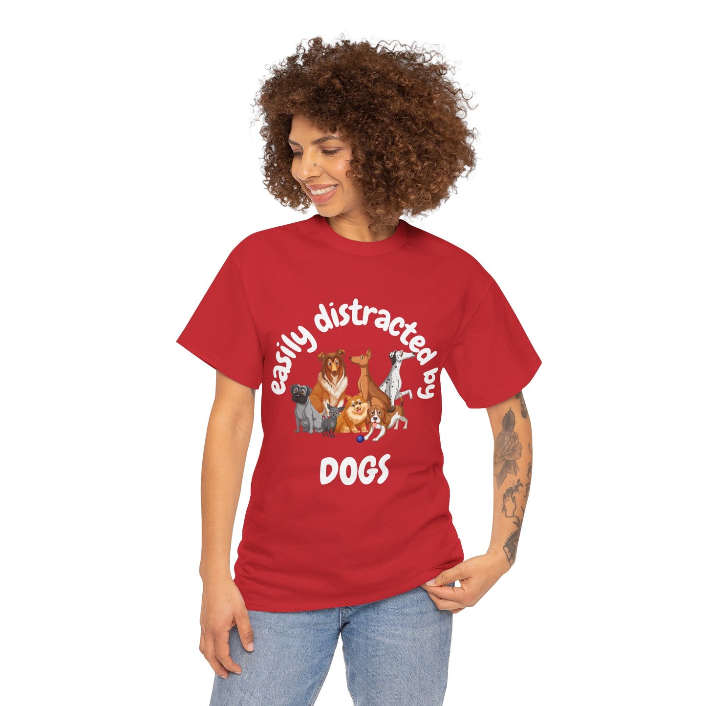 T Shirt - Unisex - Easily Distracted by Dogs