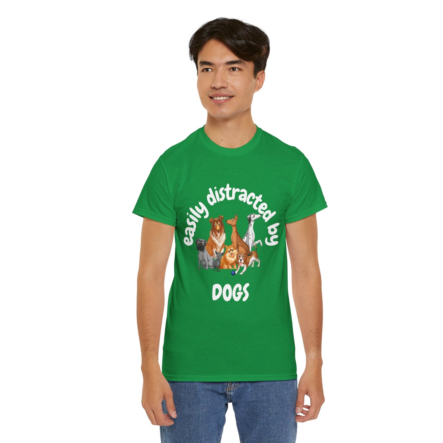 T Shirt - Unisex - Easily Distracted by Dogs