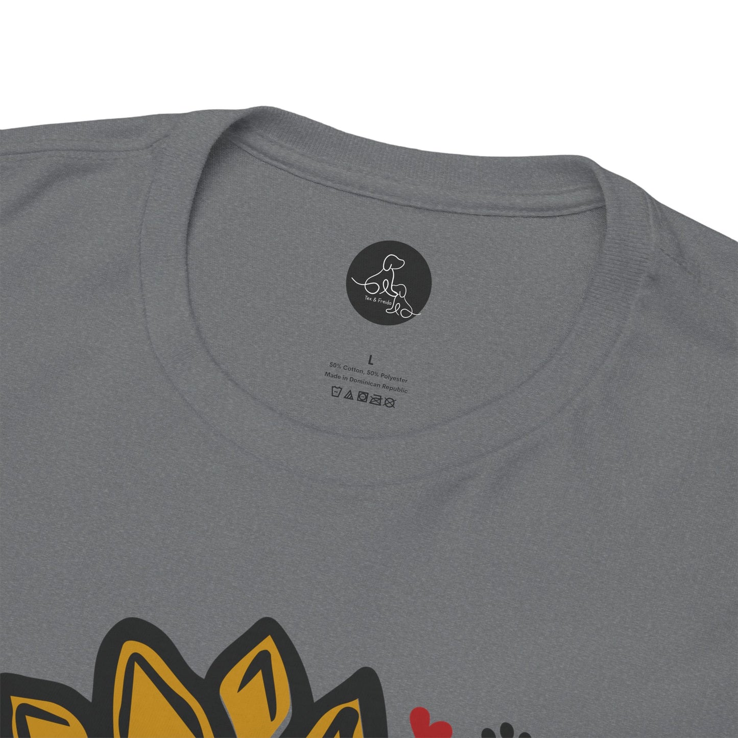 T Shirt - Unisex - Sunflower and Paws