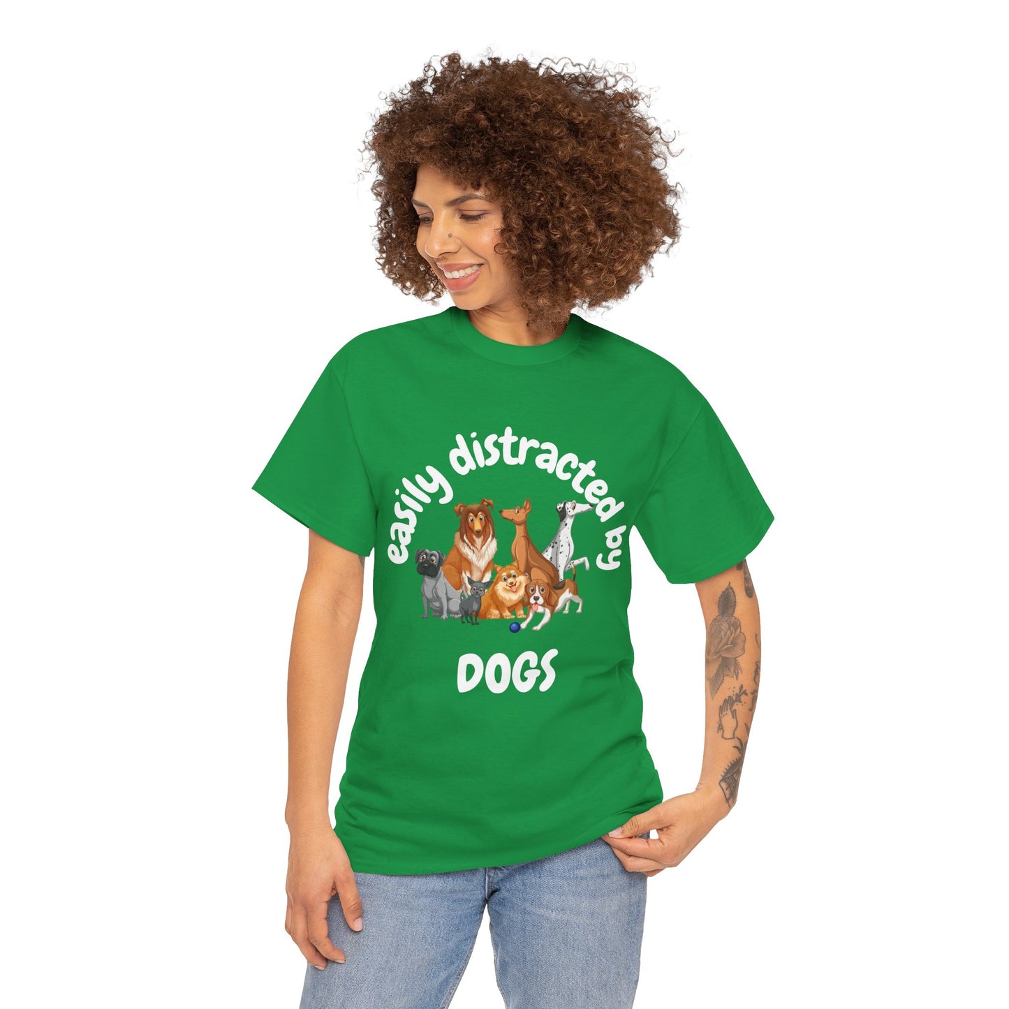 T Shirt - Unisex - Easily Distracted by Dogs