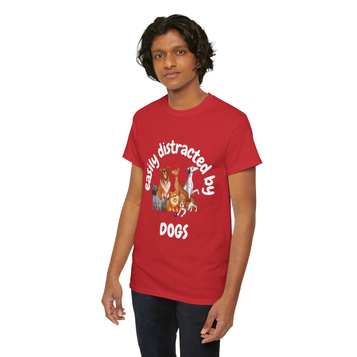 T Shirt - Unisex - Easily Distracted by Dogs