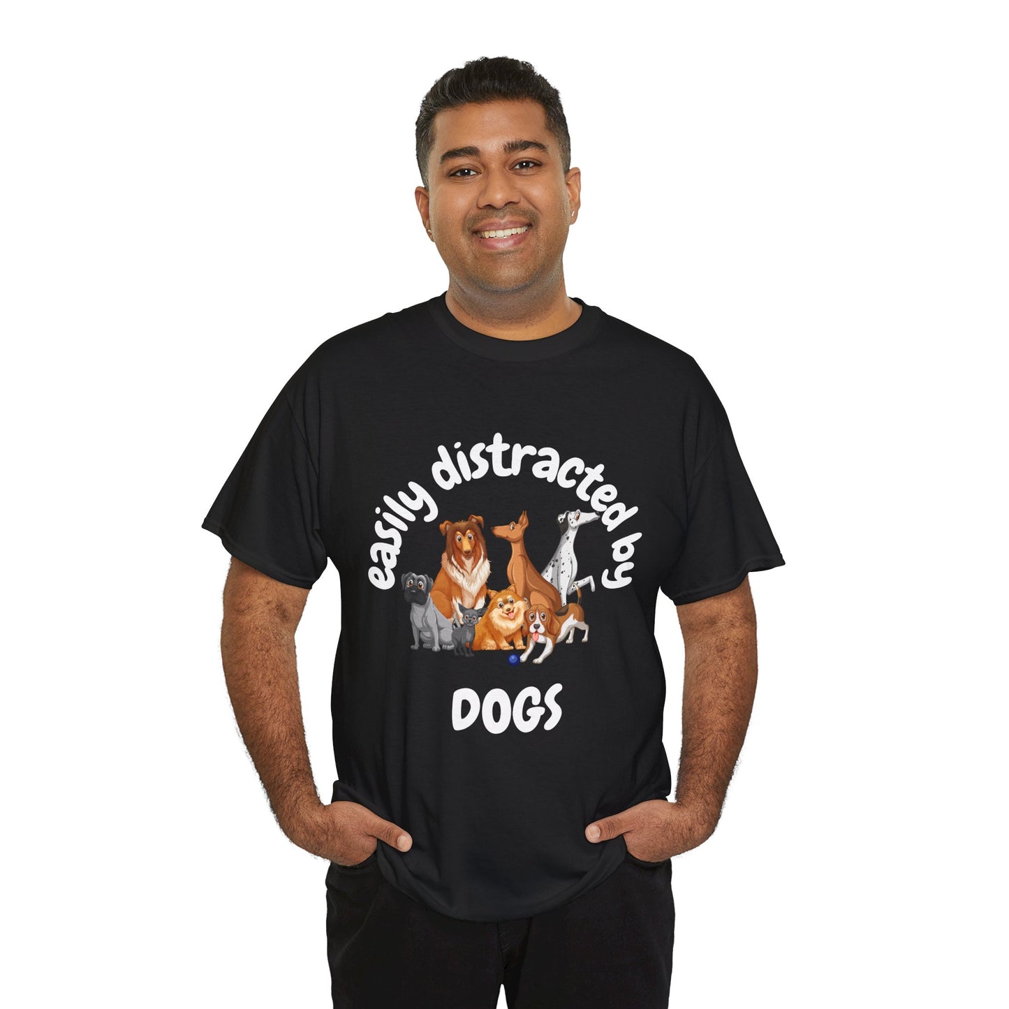 T Shirt - Unisex - Easily Distracted by Dogs