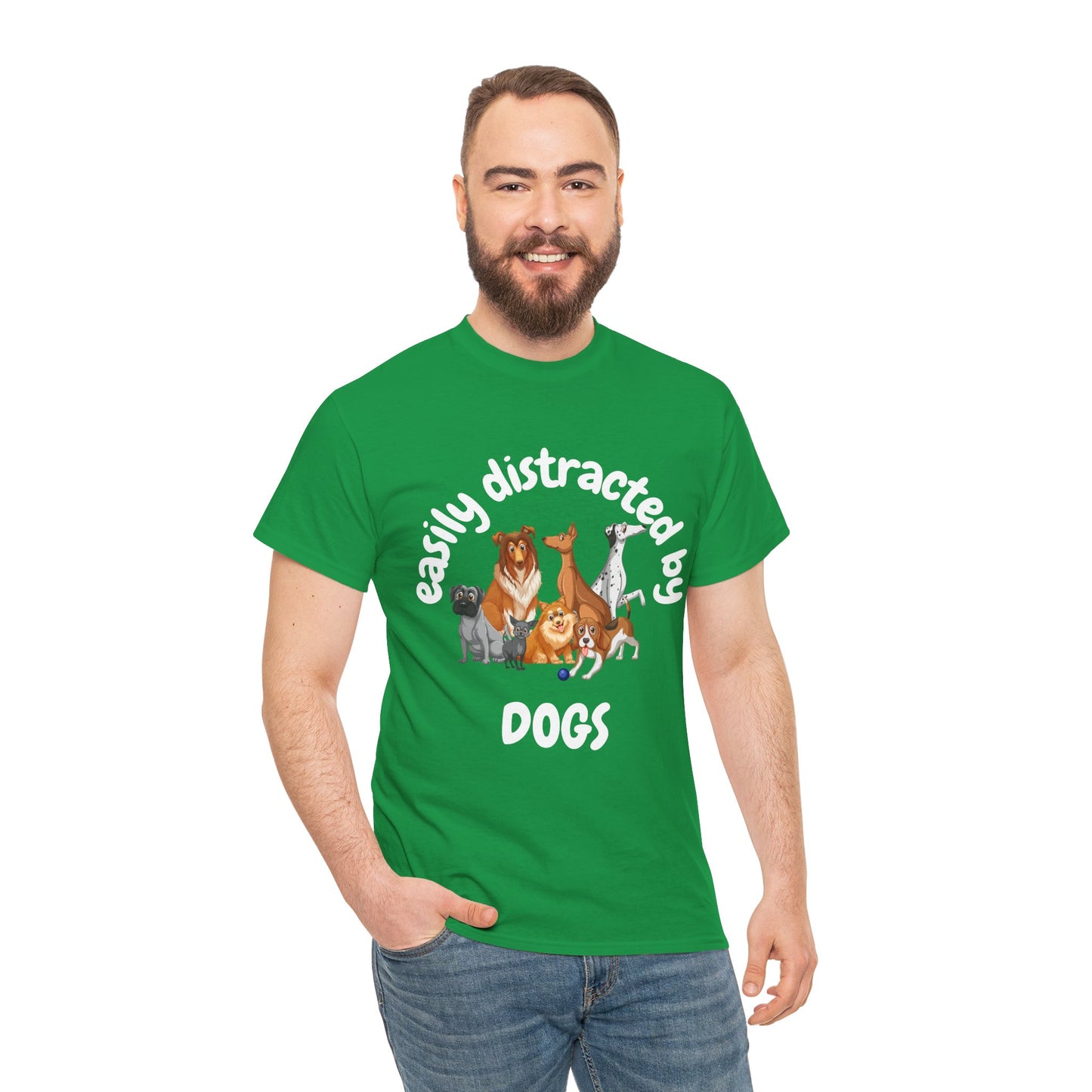 T Shirt - Unisex - Easily Distracted by Dogs