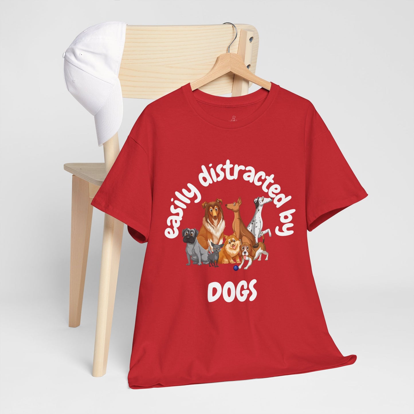 T Shirt - Unisex - Easily Distracted by Dogs