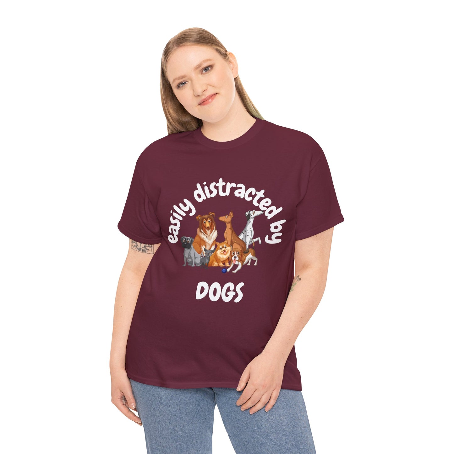 T Shirt - Unisex - Easily Distracted by Dogs