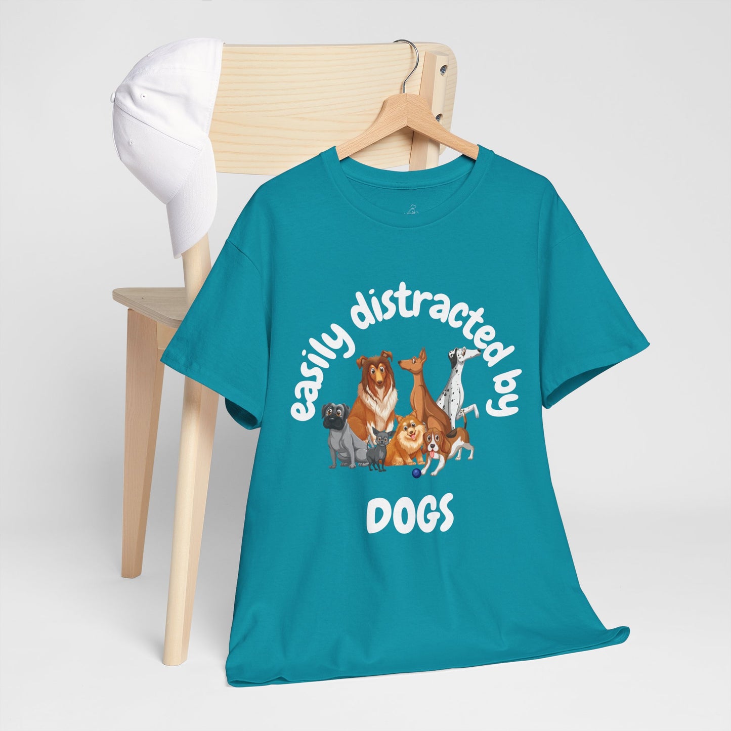 T Shirt - Unisex - Easily Distracted by Dogs
