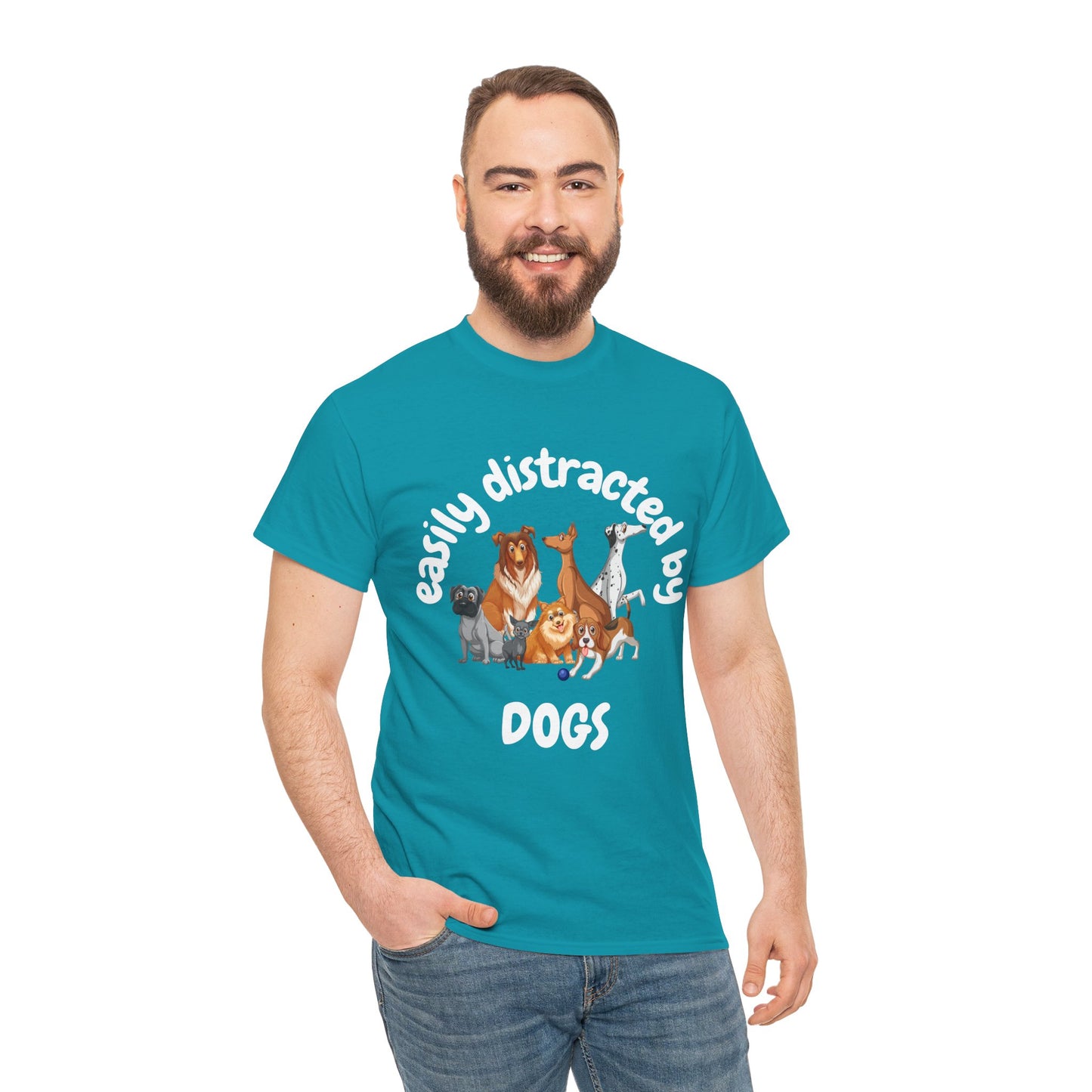 T Shirt - Unisex - Easily Distracted by Dogs