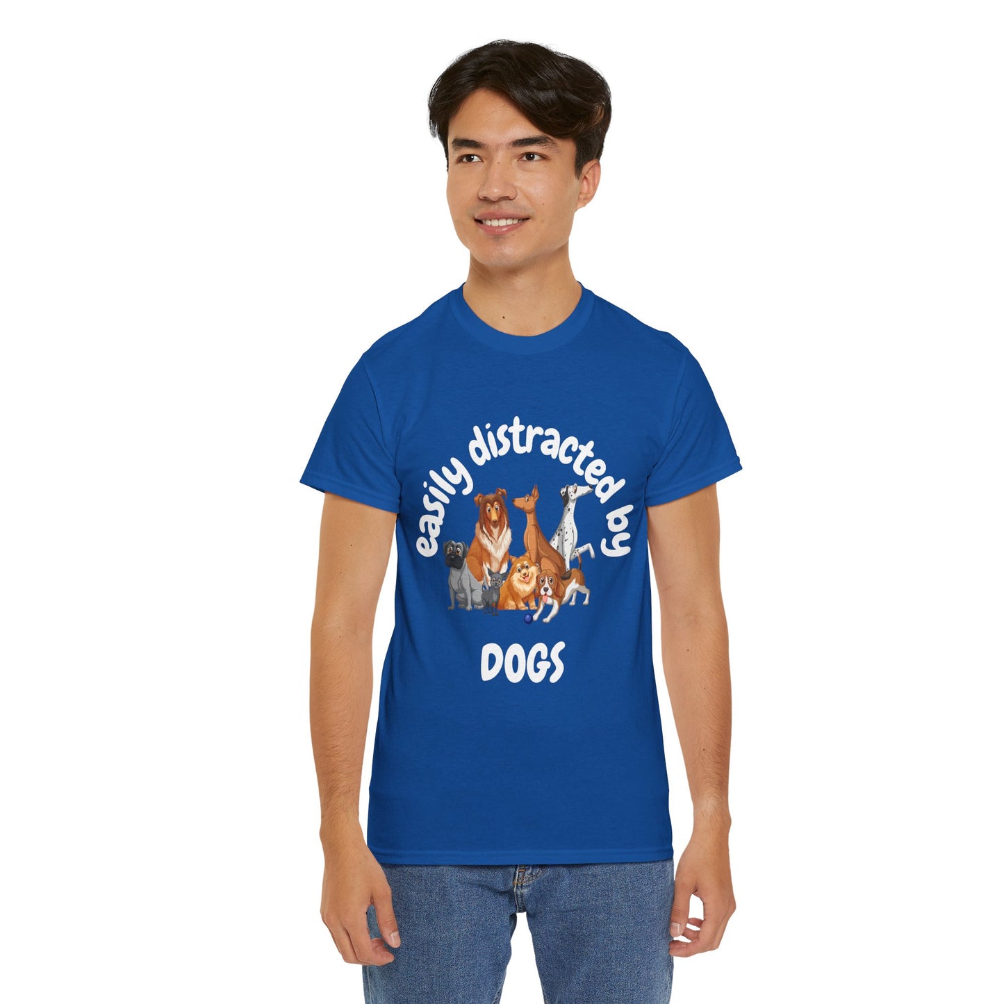 T Shirt - Unisex - Easily Distracted by Dogs