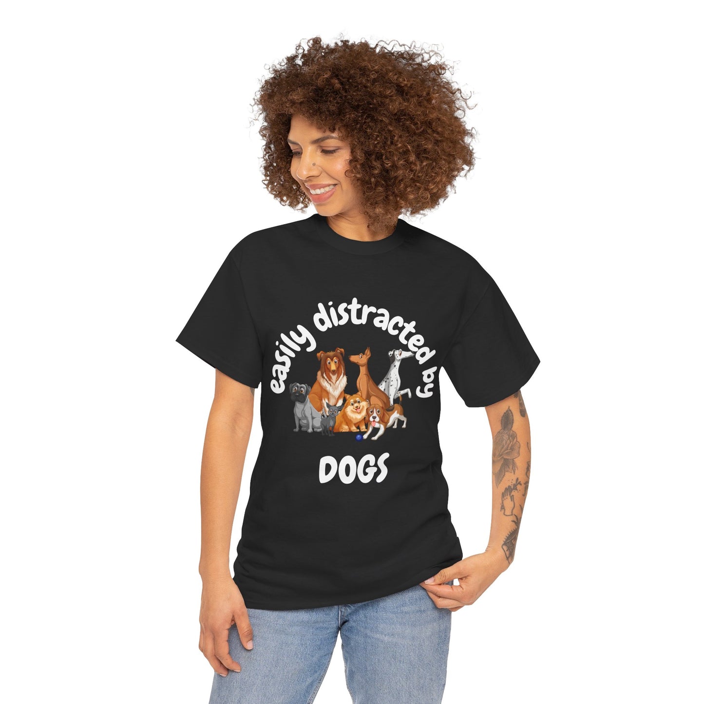 T Shirt - Unisex - Easily Distracted by Dogs