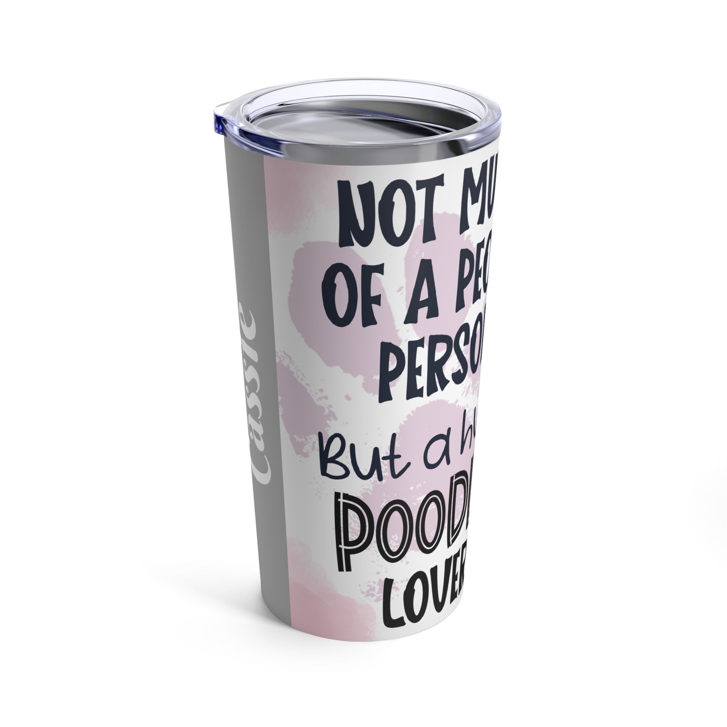 Tumbler - Personalised - Poodle