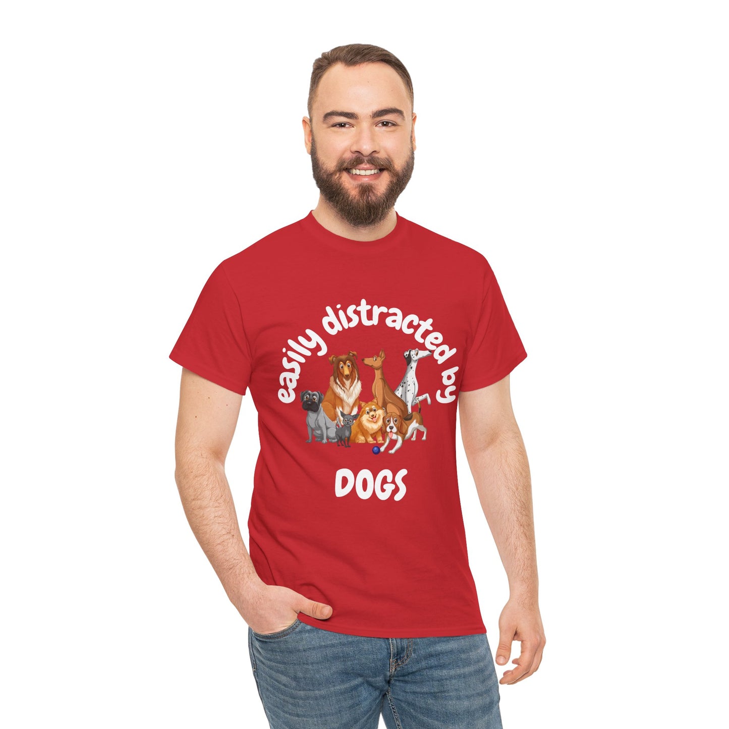 T Shirt - Unisex - Easily Distracted by Dogs
