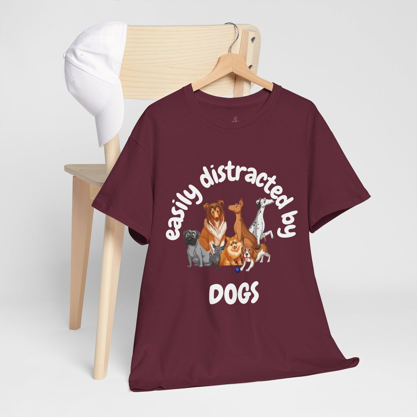 T Shirt - Unisex - Easily Distracted by Dogs