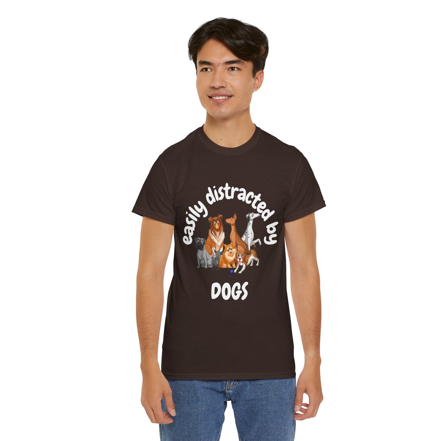T Shirt - Unisex - Easily Distracted by Dogs