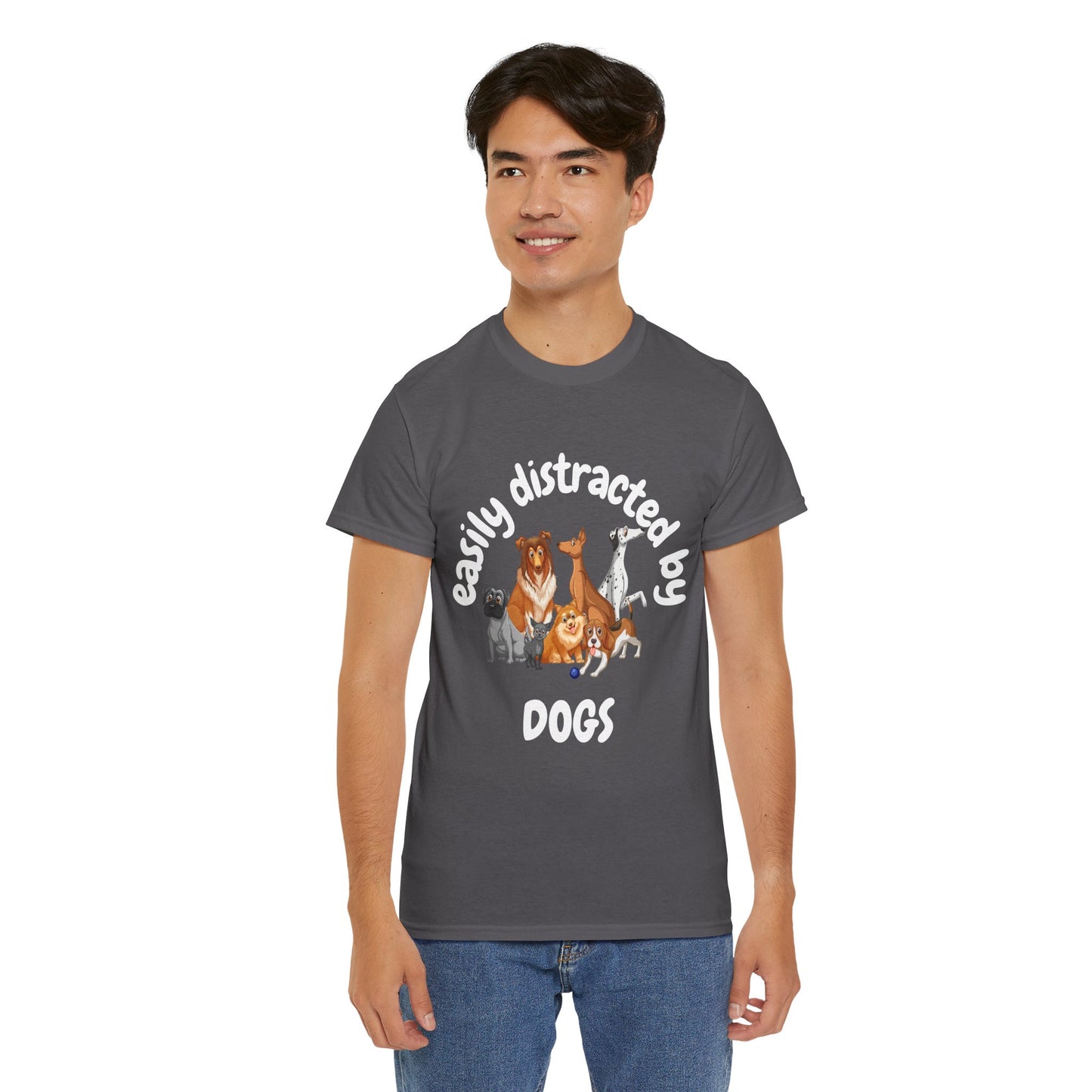 T Shirt - Unisex - Easily Distracted by Dogs