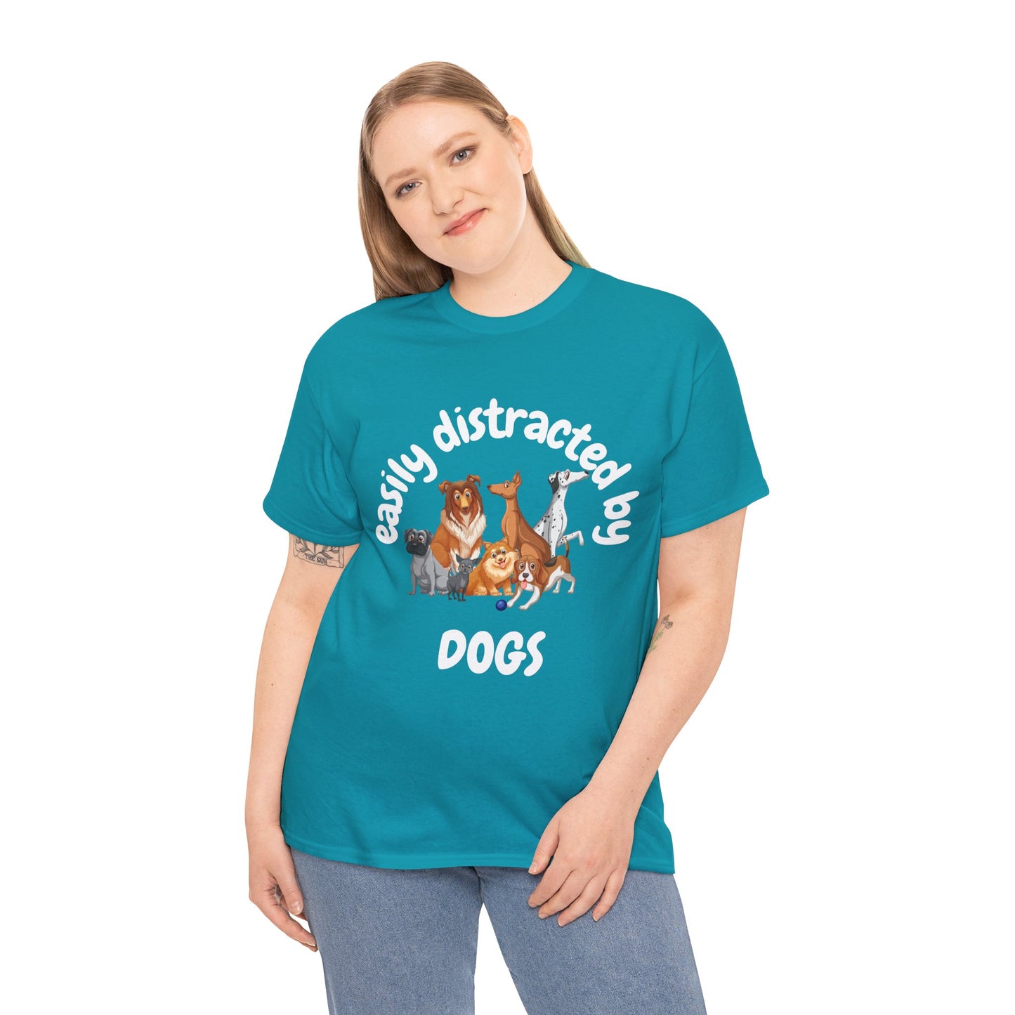 T Shirt - Unisex - Easily Distracted by Dogs