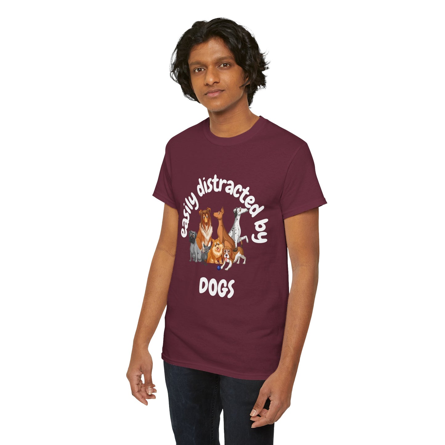 T Shirt - Unisex - Easily Distracted by Dogs