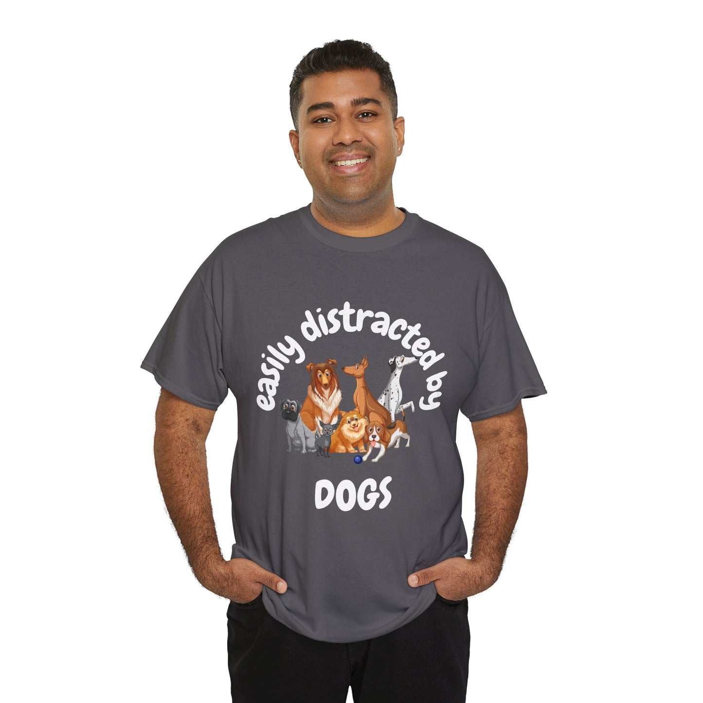 T Shirt - Unisex - Easily Distracted by Dogs
