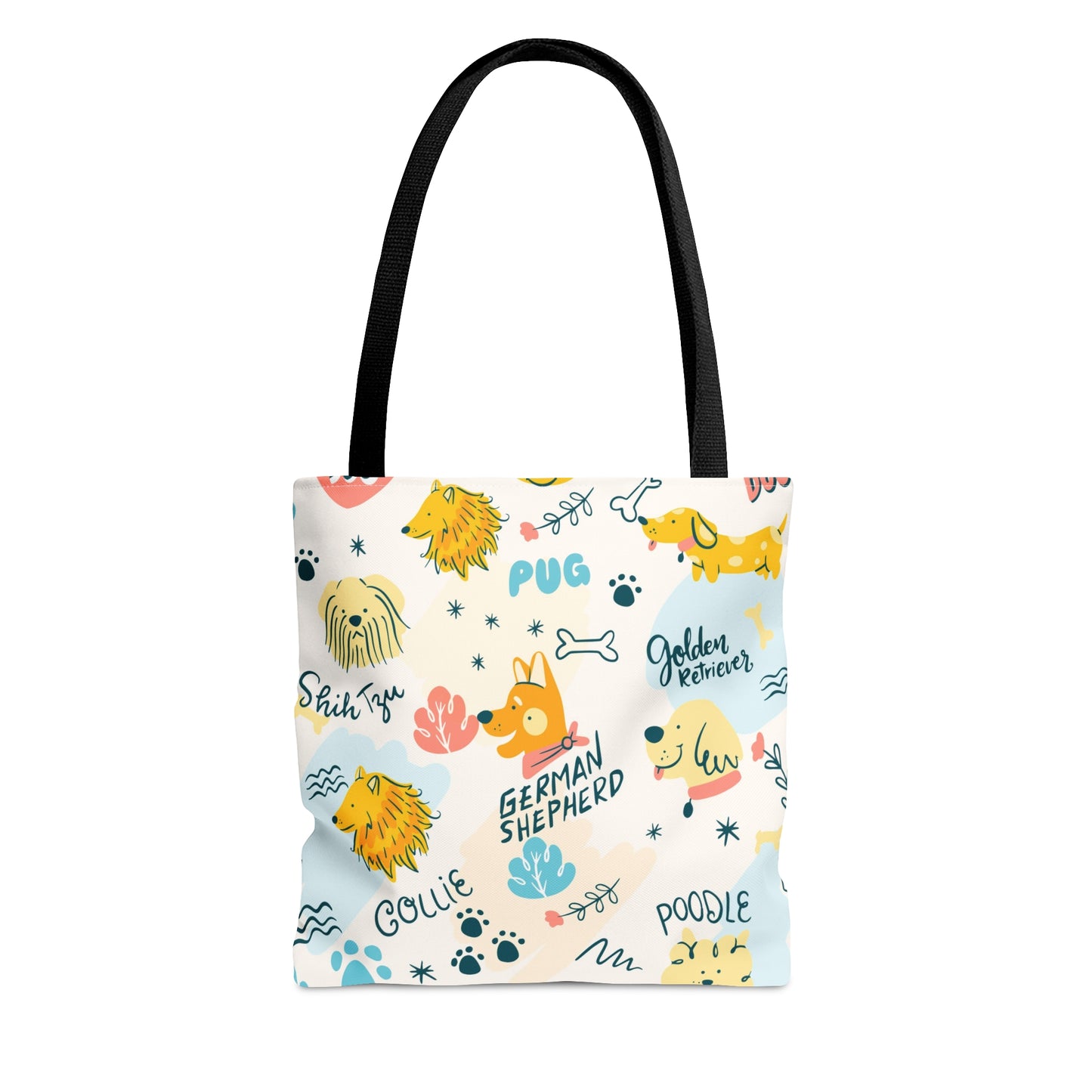 Tote Bag - AOP - Doodles of Dogs