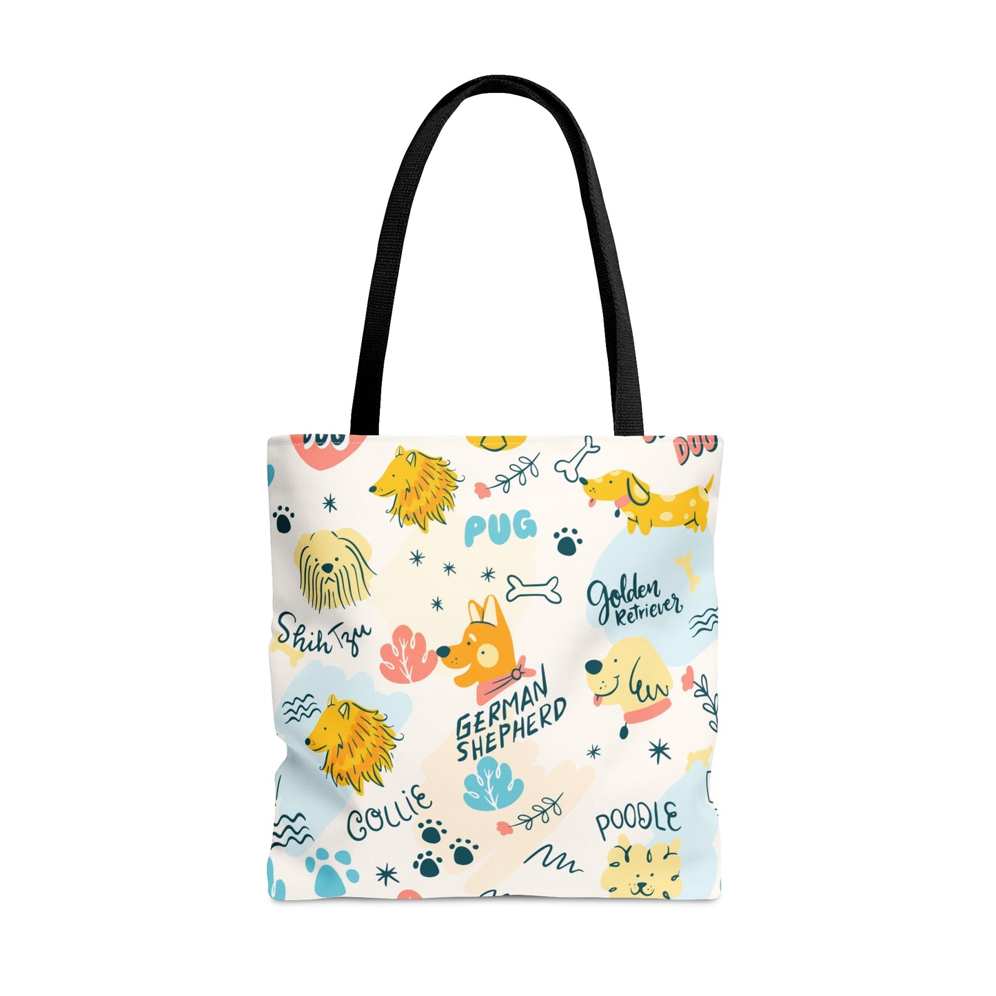 Tote Bag - AOP - Doodles of Dogs