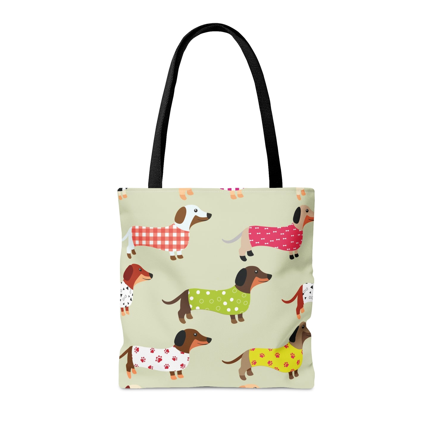 Tote Bag - AOP - Dachshunds in Sweaters