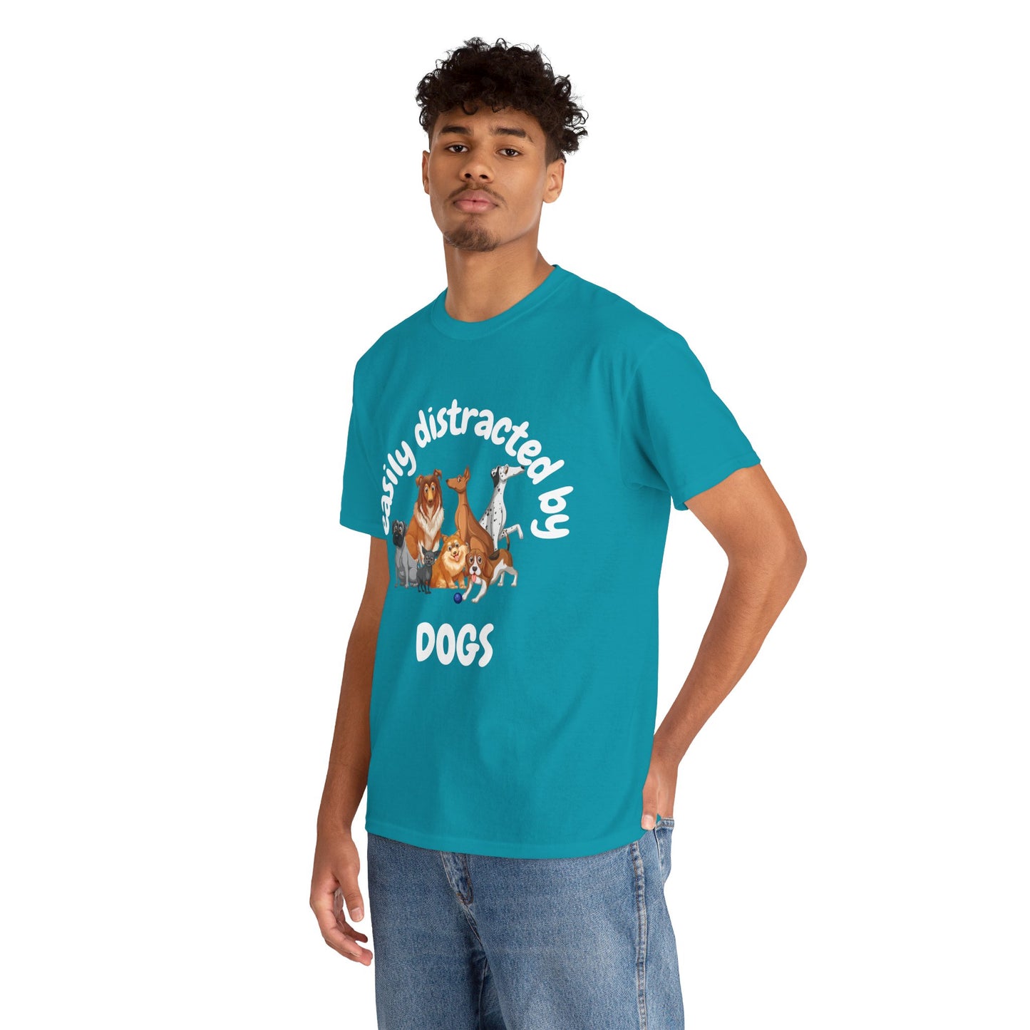 T Shirt - Unisex - Easily Distracted by Dogs