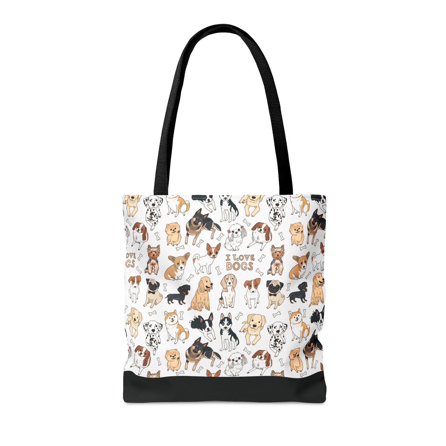 Tote Bag - AOP - I Love Dogs