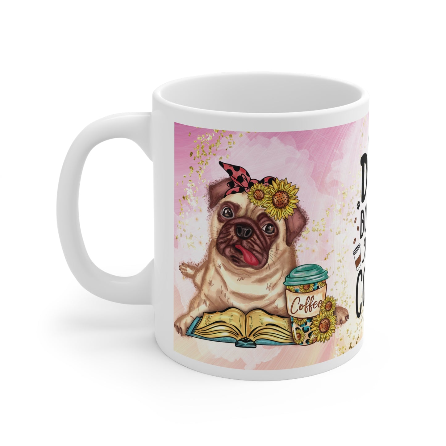 Coffee Mug - Dogs Books and Coffee