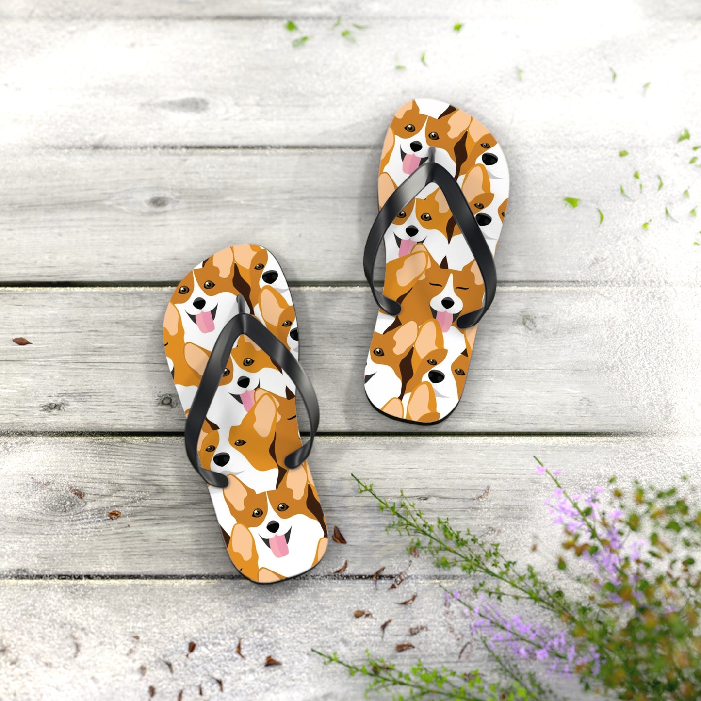 Flip Flops - Corgis Galore