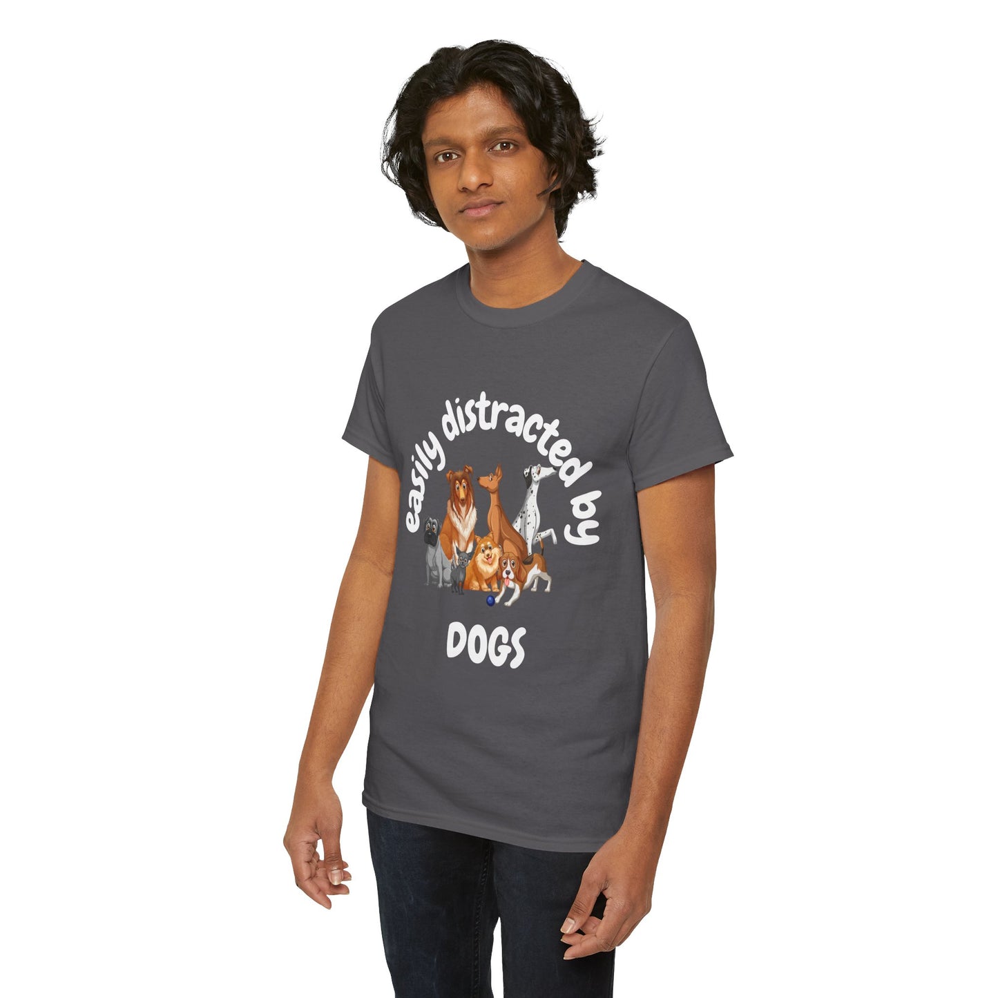 T Shirt - Unisex - Easily Distracted by Dogs
