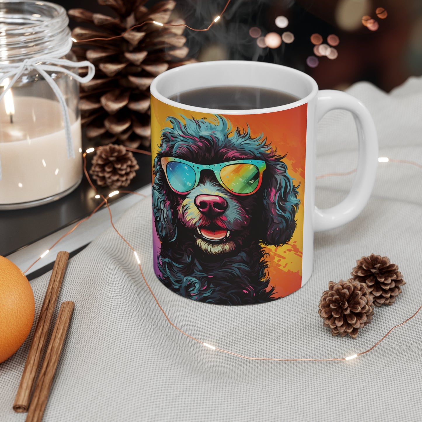 Coffee Mug 11oz - Dog Print