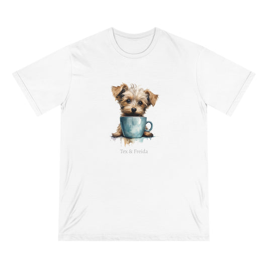 T Shirt - Morning Coffee Pup