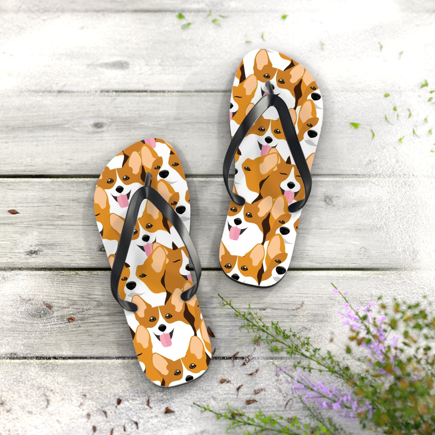 Flip Flops - Corgis Galore