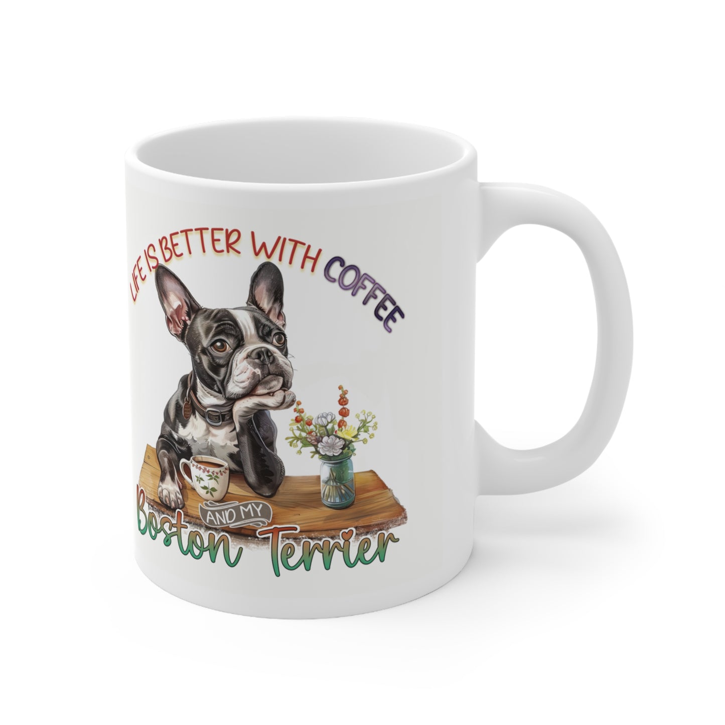 Coffee Mug, 11oz - Boston Terrier