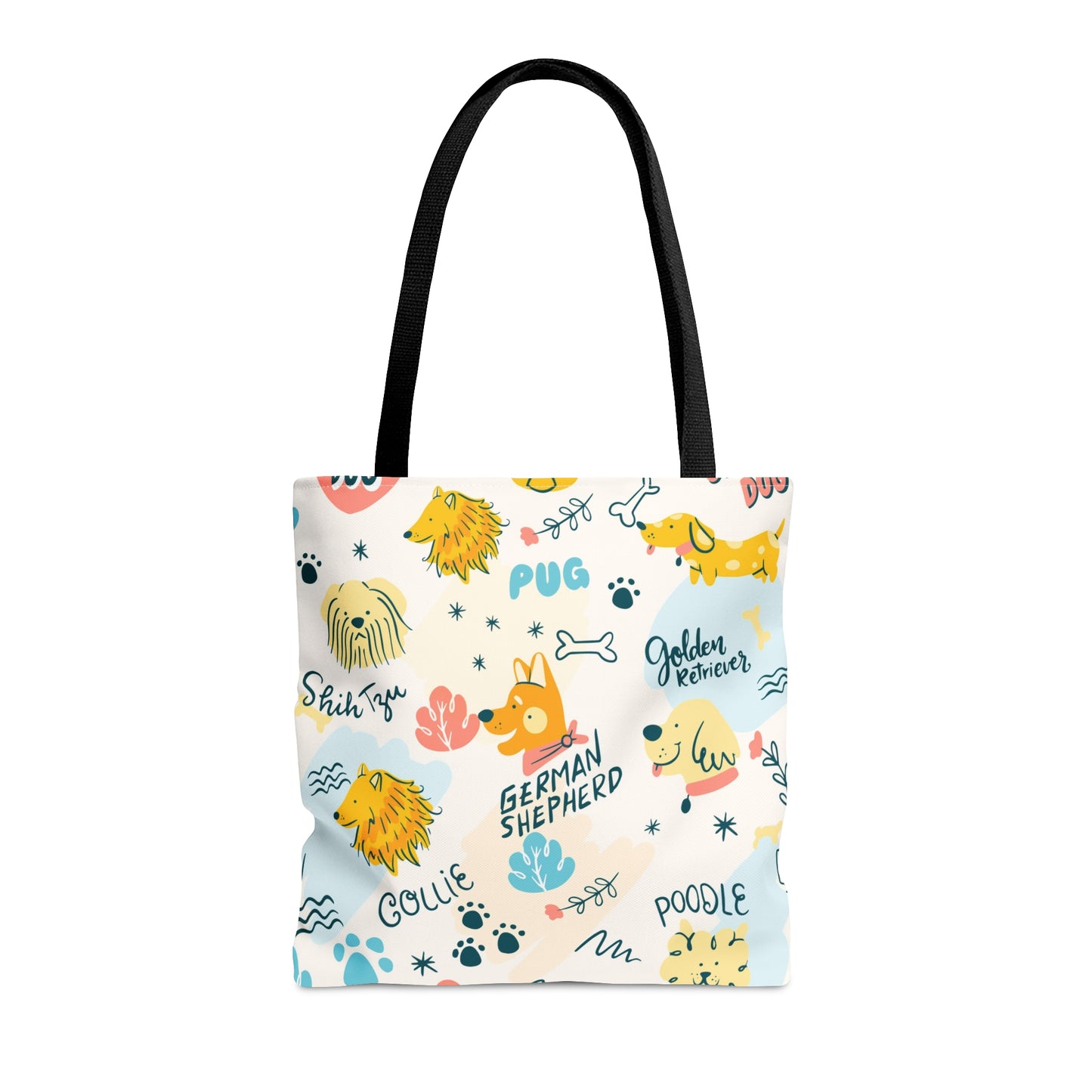 Tote Bag - AOP - Doodles of Dogs