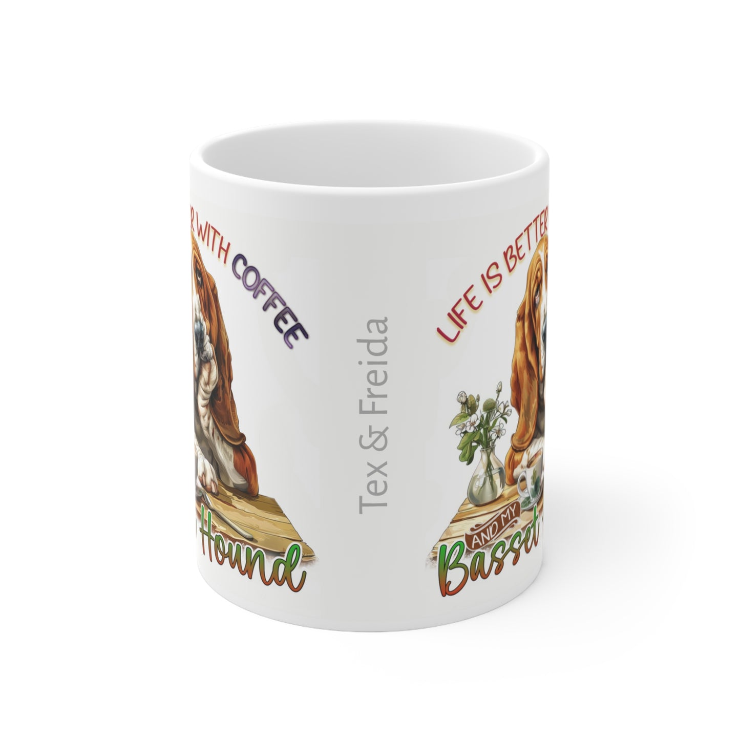 Coffee Mug, 11oz - Basset Hound