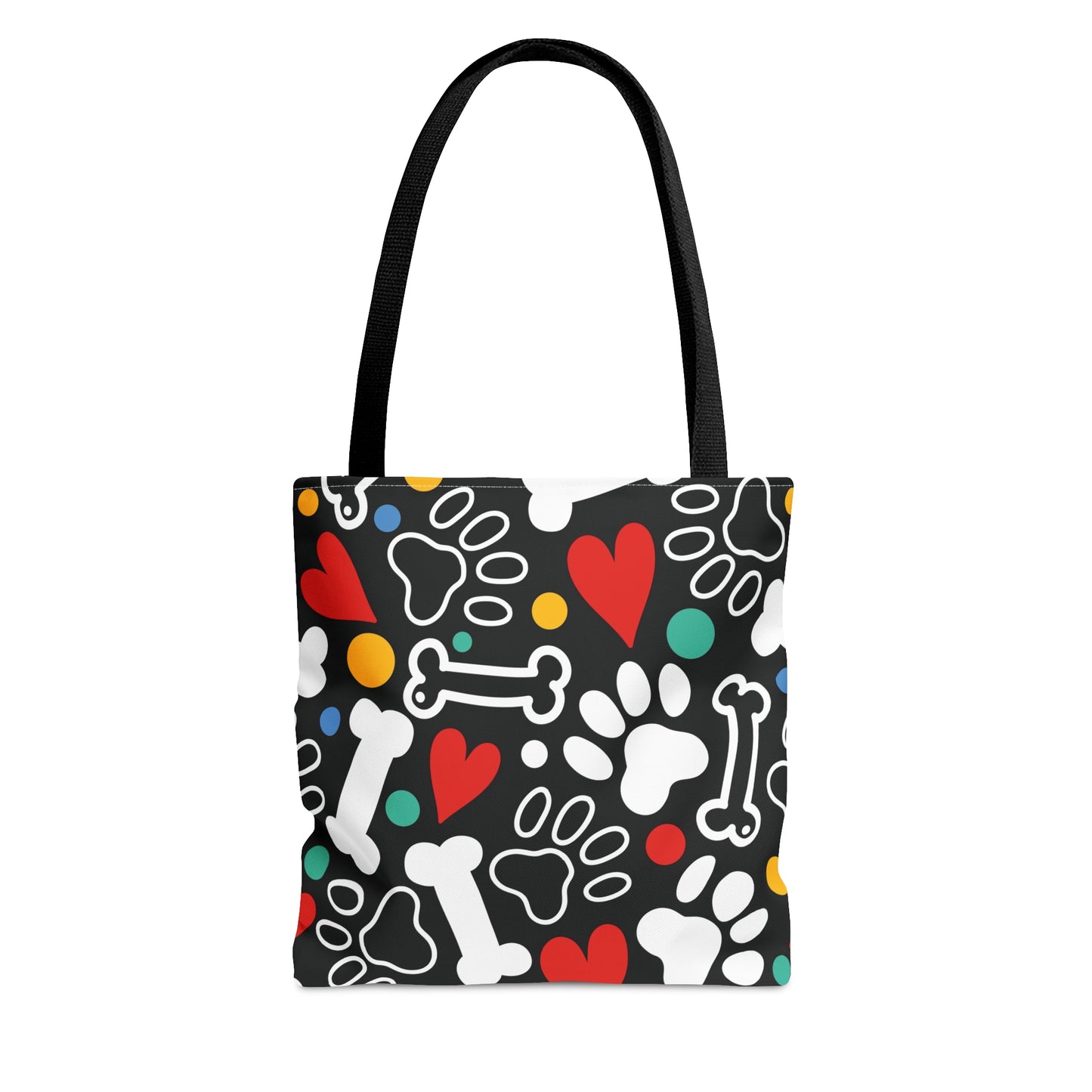 Tote Bag - AOP - Hearts and Paws