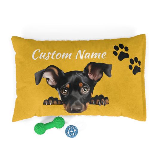 Pet Pillow - Personalised -  Doberman Pinscher